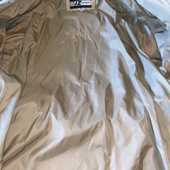 IZ Sport Tan Coat Jacket Size 18/20 Made in Egypt - Picture 5 of 9